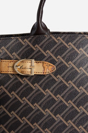 Γυναικεία τσάντα συνδυασμός δέρμα και monogram Alviero Martini - LLD63-9895-0504