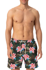 Ανδρικό μαγιό militare-floral Saint Barth MC2