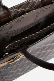 Γυναικεία τσάντα συνδυασμός δέρμα και monogram Alviero Martini - LLD63-9895-0504