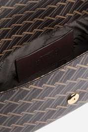 Γυναικεία τσάντα συνδυασμός δέρμα και monogram Alviero Martini - LLD66-9895-0504