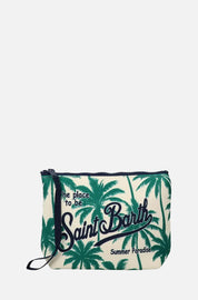 Γυναικείο τσαντάκι αξεσουάρ palm trees Saint Barth M2