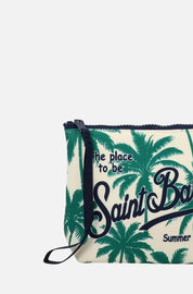 Γυναικείο τσαντάκι αξεσουάρ palm trees Saint Barth M2