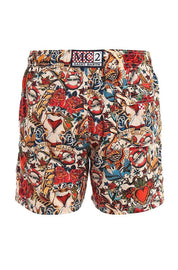 Ανδρικό μαγιό εμπριμέ Saint Barth MC2 -GUSTAVIA-SWIMSHORT-AZALA 4101