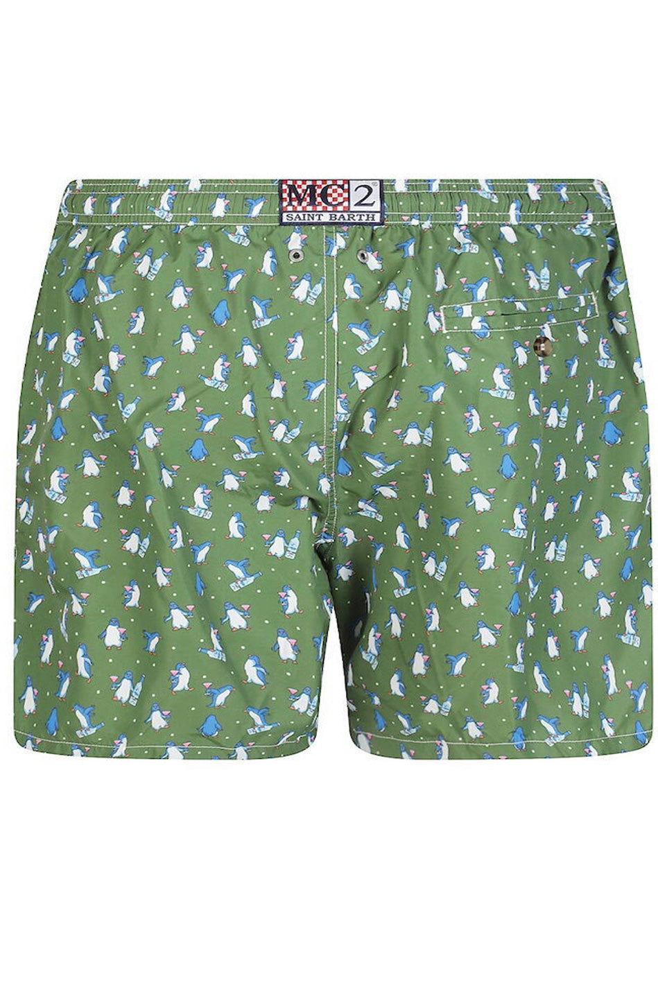 Ανδρικό μαγιό εμπριμέ Saint Barth M2 - LIGHTING MICRO FANTASY-SWIMSHORT-ICY BAR 52