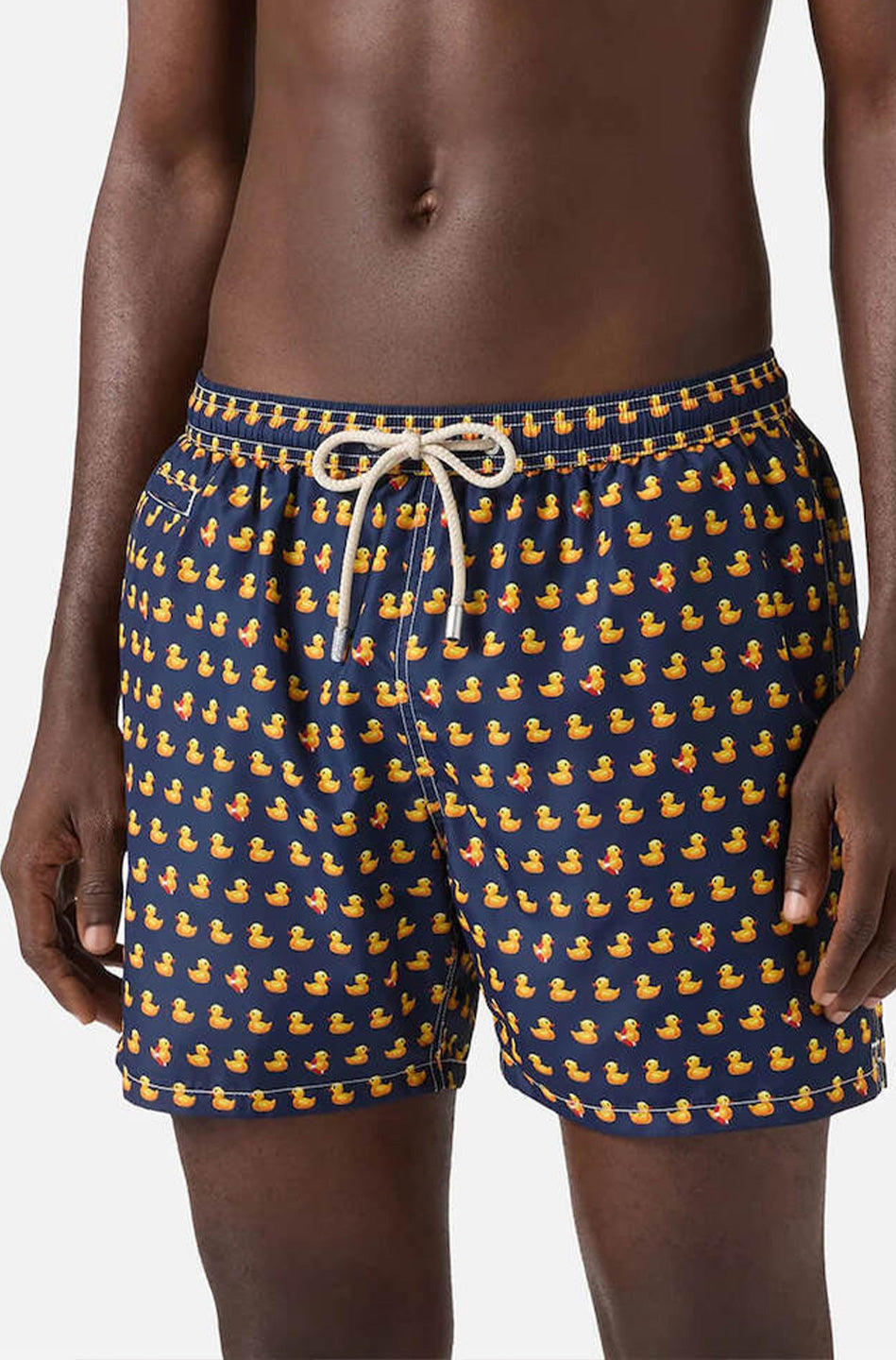 Ανδρικό μαγιό εμπριμέ Saint Barth M2 -LIGHTING MICRO FANTASY-SWIMSHORT-DUCKY 61