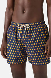 Ανδρικό μαγιό εμπριμέ Saint Barth M2 -LIGHTING MICRO FANTASY-SWIMSHORT-DUCKY 61