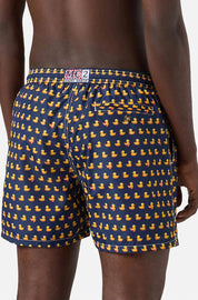 Ανδρικό μαγιό εμπριμέ Saint Barth M2 -LIGHTING MICRO FANTASY-SWIMSHORT-DUCKY 61