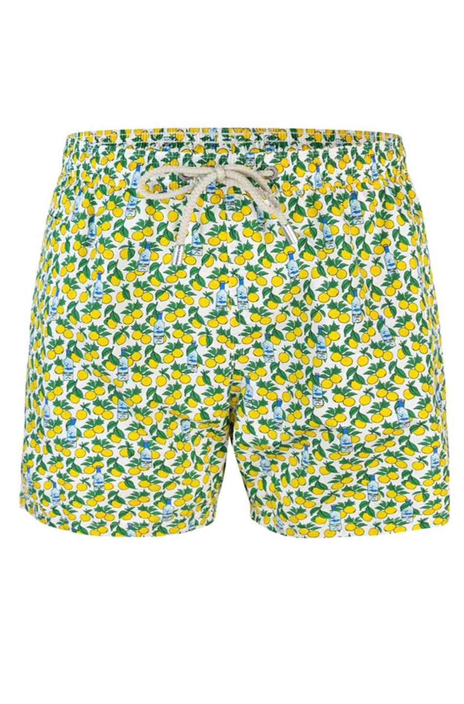 Ανδρικό μαγιό εμπριμέ Saint Barth M2 -LIGHTING MICRO FANTASY-SWIMSHORT-LEMON VDK 01