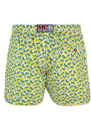 Ανδρικό μαγιό εμπριμέ Saint Barth M2 -LIGHTING MICRO FANTASY-SWIMSHORT-LEMON VDK 01
