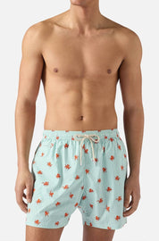 Ανδρικό μαγιό εμπριμέ Saint Barth M2 -LIGHTING MICRO STRETCH-SWIMSHORT-OCTO CLING STRIPES S 53