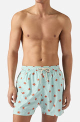 Ανδρικό μαγιό εμπριμέ Saint Barth M2 -LIGHTING MICRO STRETCH-SWIMSHORT-OCTO CLING STRIPES S 53