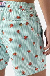 Ανδρικό μαγιό εμπριμέ Saint Barth M2 -LIGHTING MICRO STRETCH-SWIMSHORT-OCTO CLING STRIPES S 53