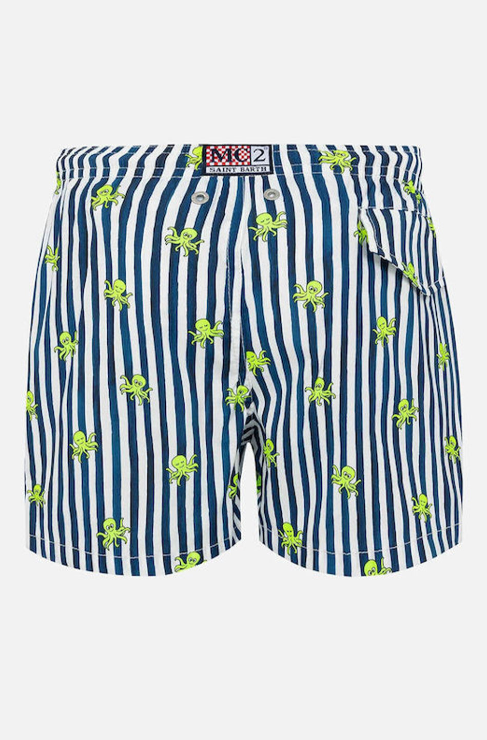 Ανδρικό μαγιό εμπριμέ Saint Barth M2 -LIGHTING MICRO STRETCH-SWIMSHORT-OCTOPUS W STRIPES S 6194