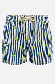 Ανδρικό μαγιό εμπριμέ Saint Barth M2 -LIGHTING MICRO STRETCH-SWIMSHORT-OCTOPUS W STRIPES S 6194