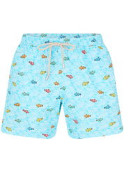 Ανδρικό μαγιό εμπριμέ Saint Barth M2 -LIGHTING MICRO STRETCH-SWIMSHORT-JOY FISH 56