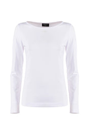 Γυναικεία μπλούζα μακρυμάκινο T-shirt λευκό Nenette