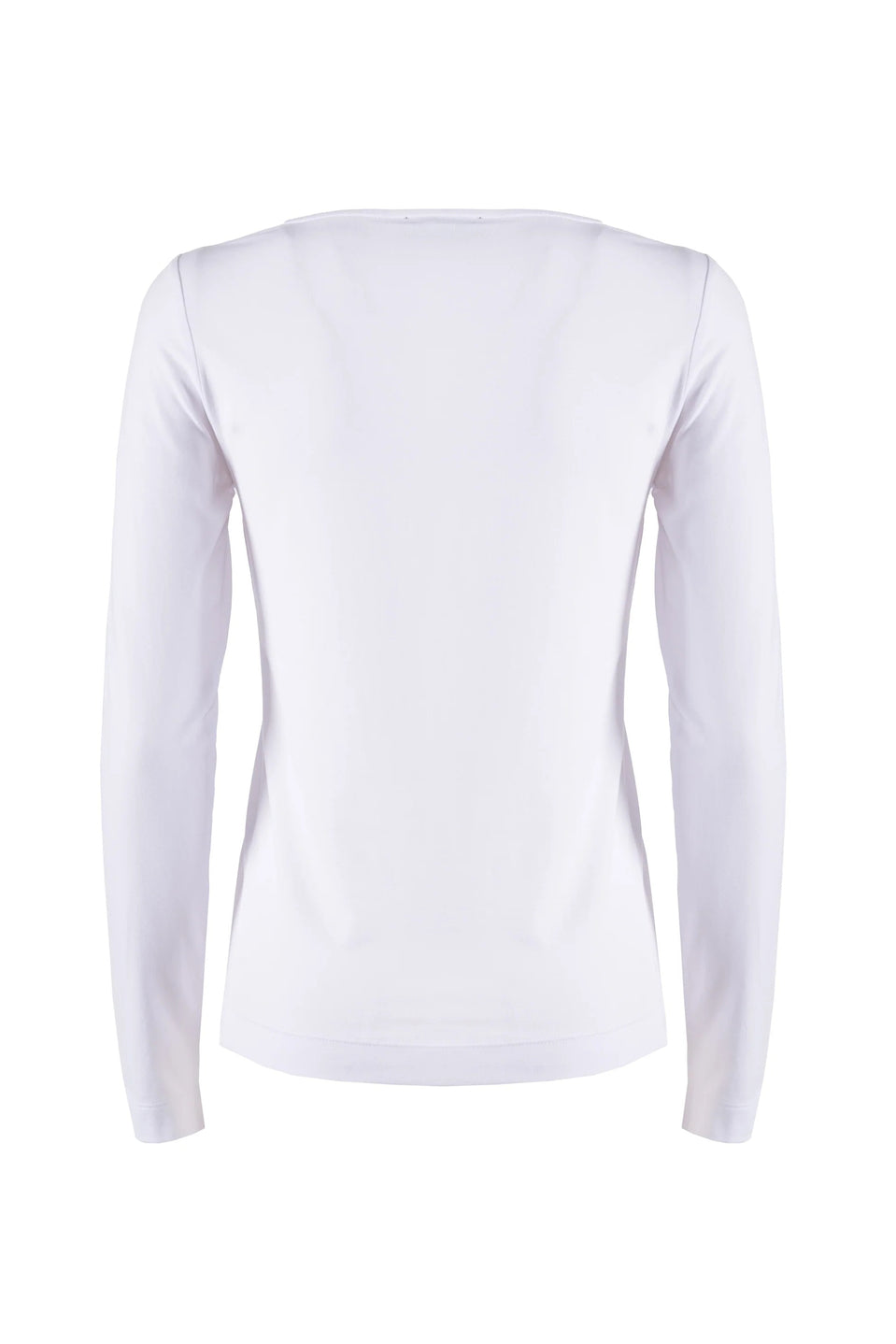 Γυναικεία μπλούζα μακρυμάκινο T-shirt λευκό Nenette