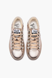 Γυναικεία παπούτσια sneakers gold Emanuelle Vee