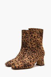 Γυναικεία παπούτσια μποτάκια leopard Emanuelle Vee