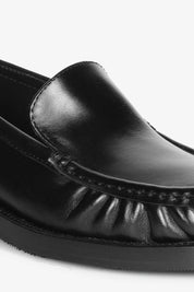 Γυναικεία παπούτσια loafers μαύρα Emanuelle Vee
