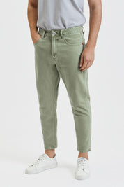 Ανδρικό Τζιν παντελόνι σε ίσια γραμμή πράσινο Gianni Lupo