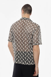 Ανδρικό πουκάμισο κοντομάνικο πλεκτό IMPERIAL MAN