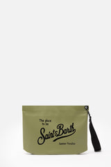 Unisex Τσαντάκι αδιάβροχο χακί Saint Barth