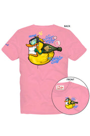 Ανδρικό T-shirt duck dive ροζ MC2 Saint Barth