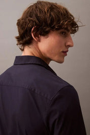 Ανδρικό πουκάμισο slim fit μπλε σκούρο LV04LB145GCEF Calvin Klein