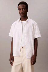 Ανδρική μπλούζα κοντομάνικη λευκή LV04LB275GYAF Calvin Klein