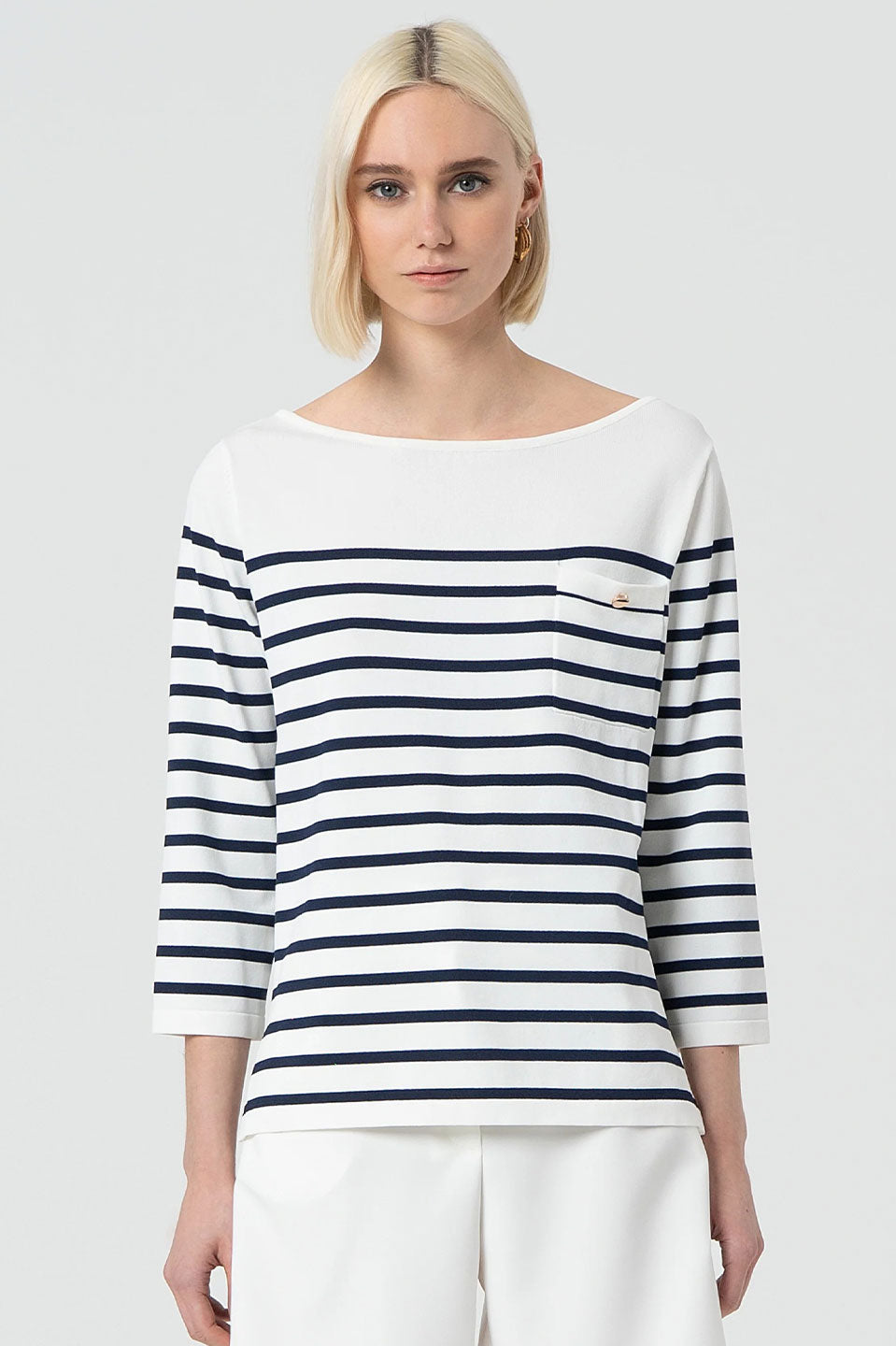 Γυναικεία μπλούζα ριγέ μαρινιέρα Fracomina