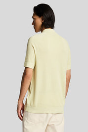 Ανδρική Κοντομάνικη πλεκτή μπλούζα λάιμ Lyle & Scott
