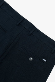 Ανδρική Βερμούδα με υφή μπλε navy Gianni Lupo