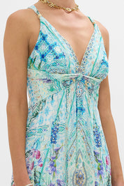 Γυναικείο Maxi φόρεμα εμριμέ 00033359-SUNRSINT Camilla