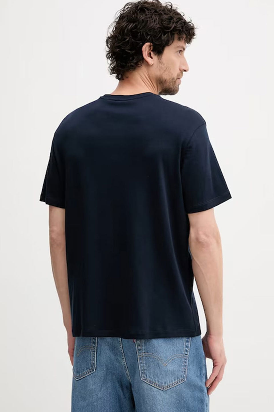 Ανδρική μπλούζα κοντομάνικη μαύρη LV04LB275GCEF Calvin Klein