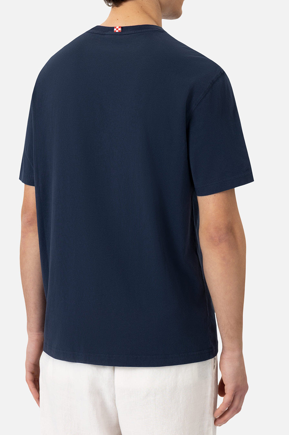 Ανδρικό T-shirt με τύπωμα μπλε Saint Barth MC2