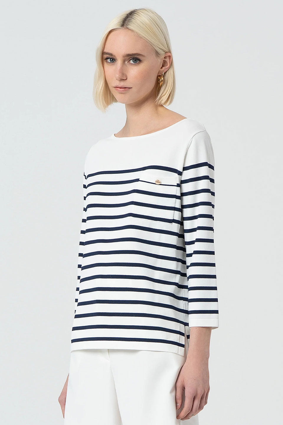 Γυναικεία μπλούζα ριγέ μαρινιέρα Fracomina