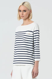 Γυναικεία μπλούζα ριγέ μαρινιέρα Fracomina