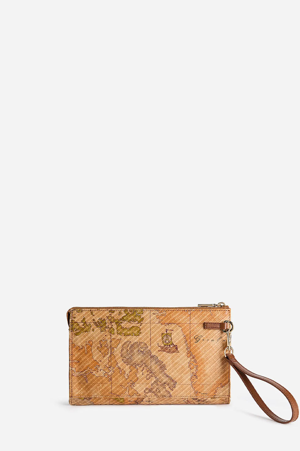 Γυναικείο τσαντάκι με iconic χάρτη 100% δέρμα Alviero Martini - LPP38-8644-0010