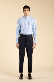 Ανδρικό Πουκάμισο σε κανονική γραμμή γαλάζιο I'M BRIAN