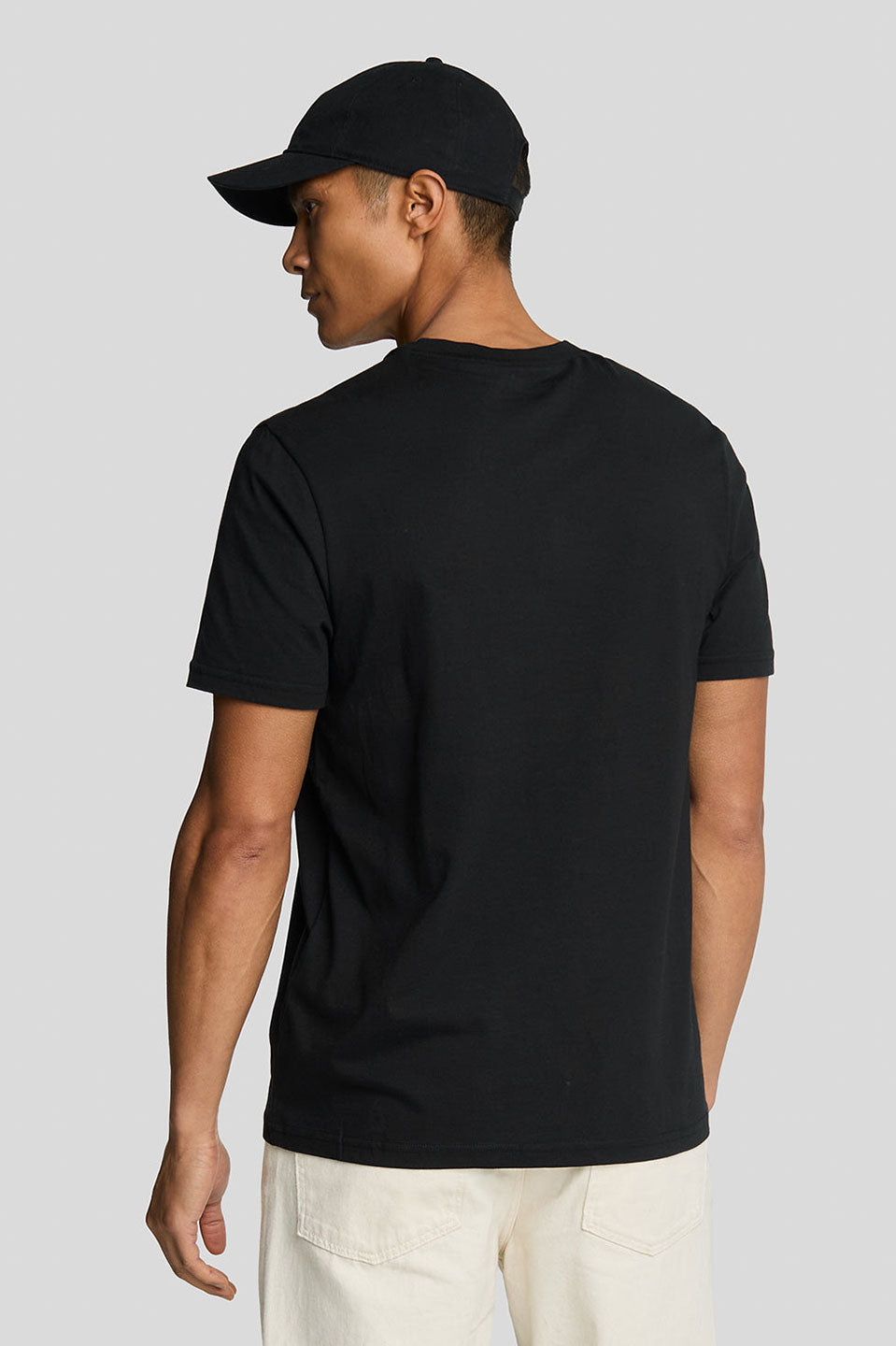 Ανδρικό Κοντομάνικο T-shirt με λογότυπο μαύρο Lyle & Scott