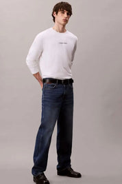 Ανδρική μπλούζα μακρυμάνικη λευκή LV04LD232GYAF Calvin Klein