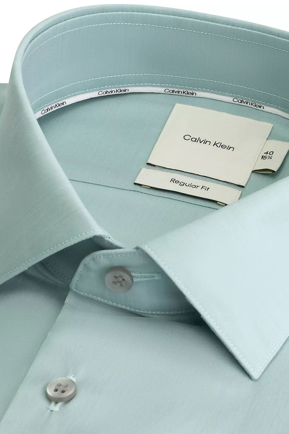 Ανδρικό Πουκάμισο slim fit βεραμάν Calvin Klein K10K114356CFC