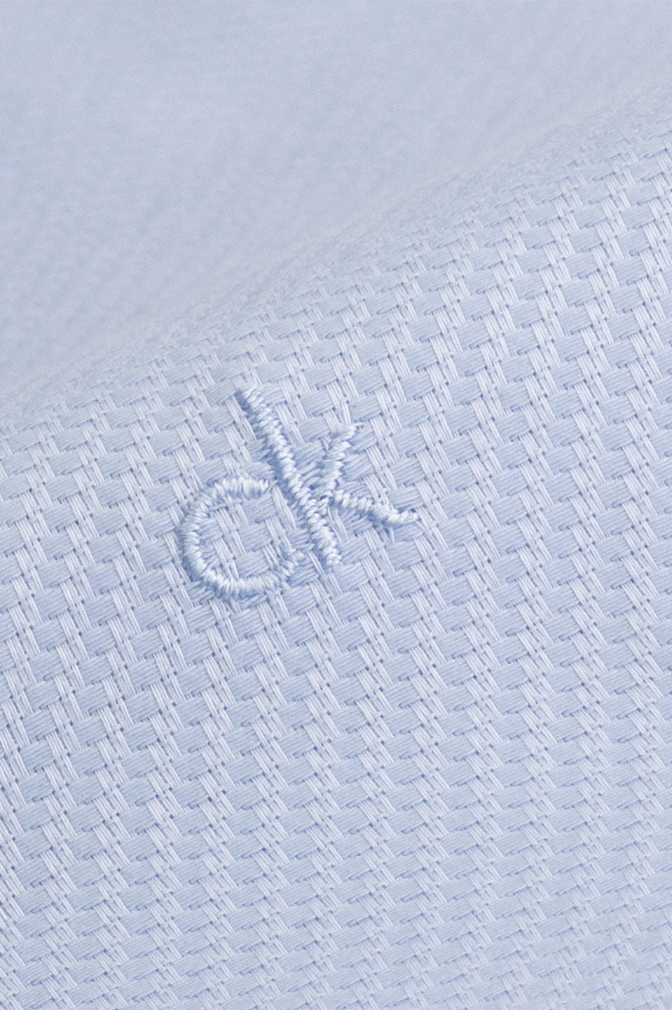 Ανδρικό Πουκάμισο ποπλίνα slim fit γαλάζιο Calvin Klein K10K114316C3Q