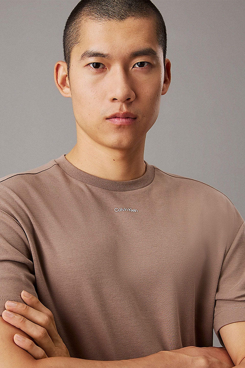 Ανδρικό Κοντομάνικο T-shirt κανονική γραμμή fossil Calvin Klein K10K112487PB8