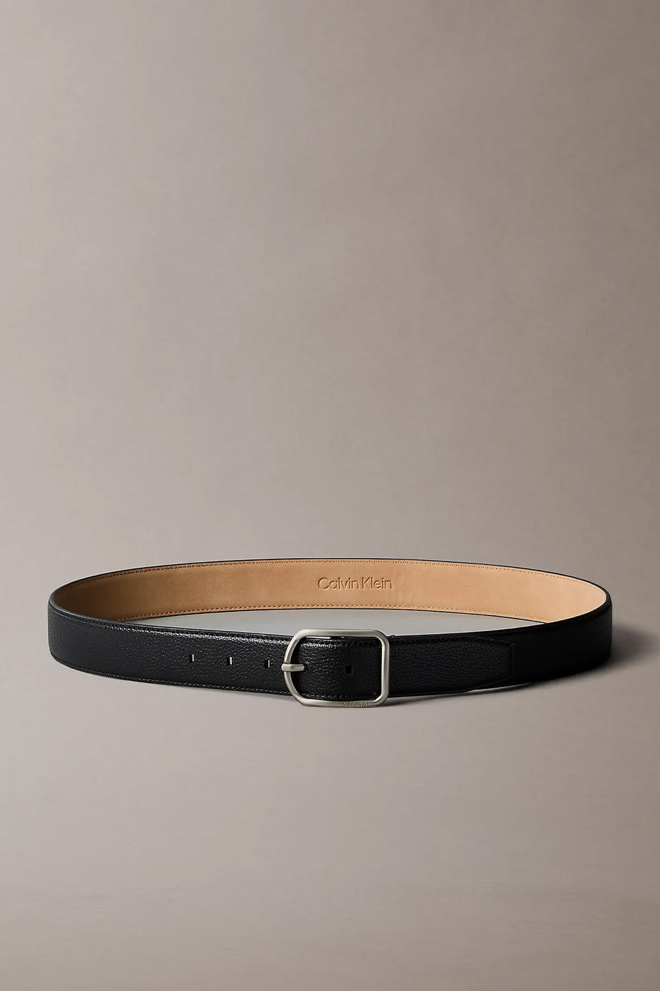 Ανδρική ζώνη μαύρη Calvin Klein - LV04D7024GUB1