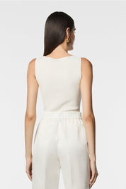 Γυναικείο Αμάνικο τοπ λευκό Nenette