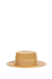 Γυναικείο Καπέλο raffia σε φυσικό χρώμα Rinascimento
