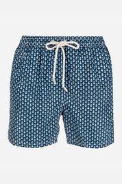 Ανδρικό μαγιό με άγκυρες μπλε Saint Barth MC2