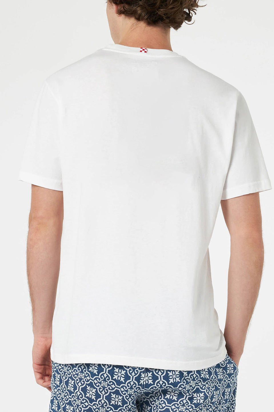 Ανδρικό T-shirt με τύπωμα λευκό Saint Barth MC2